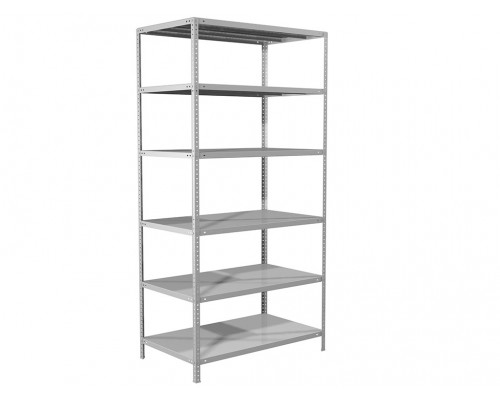 Стеллаж металлический MS Standart 200/100x60/6 Стеллаж металлический MS Standart 200/100x60/6